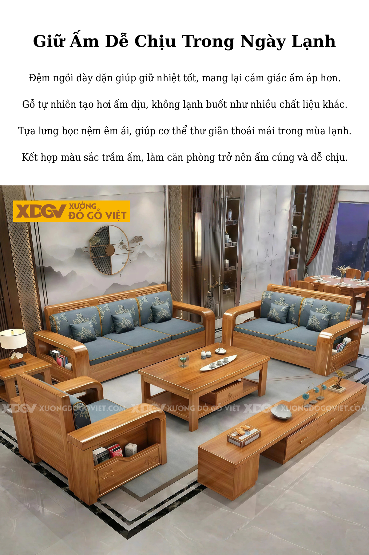 Mẫu Sofa Phòng Khách Gỗ Gõ Đỏ Á Đông Tay Vịn Lưu Trữ Bo Cong