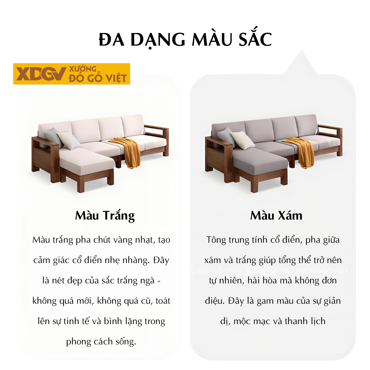 Mẫu Sofa Thư Giản Khung Gỗ Sồi Bọc Nệm Êm Dày Cao Cấp