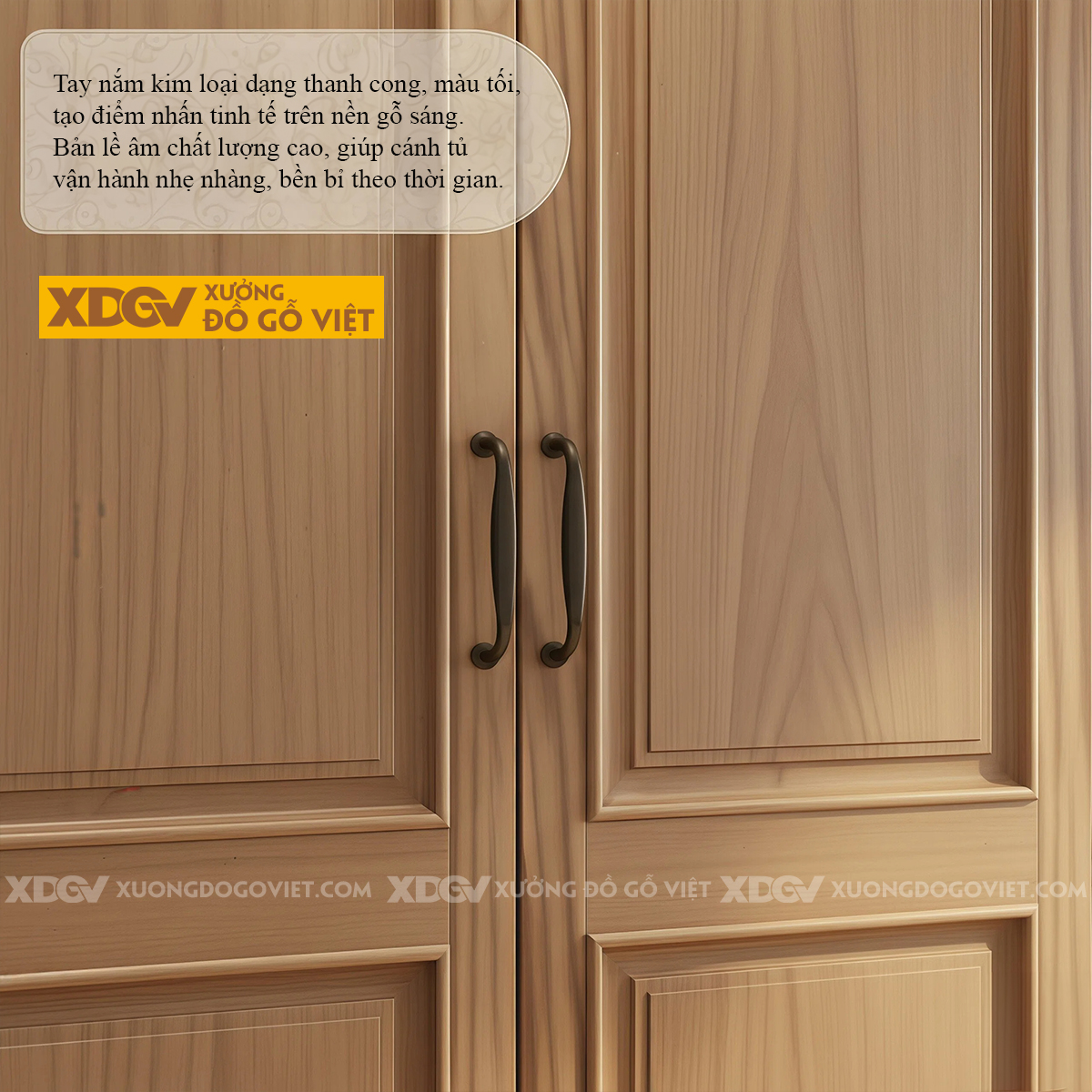 Mẫu Tủ Quần Áo Phòng Ngủ Gỗ Gõ Đỏ Tích Hợp Ngăn Kéo Đa Dạng