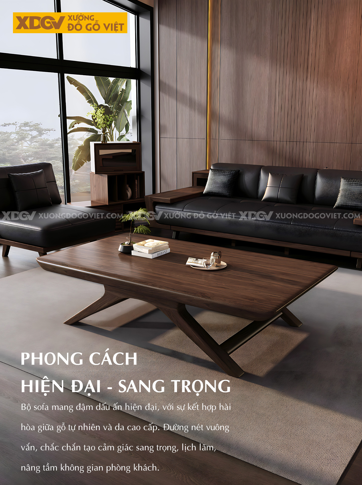 Sofa Óc Chó Hiện Đại Tối Giản Tay Vịn Liền Mạch Nệm Da Thật