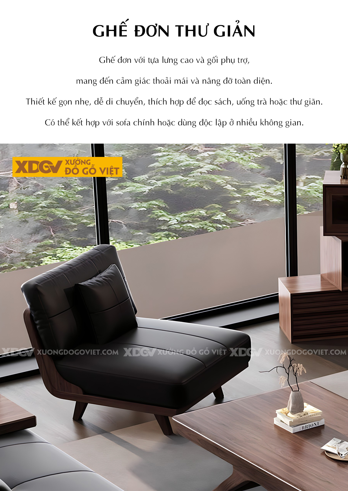 Sofa Óc Chó Hiện Đại Tối Giản Tay Vịn Liền Mạch Nệm Da Thật