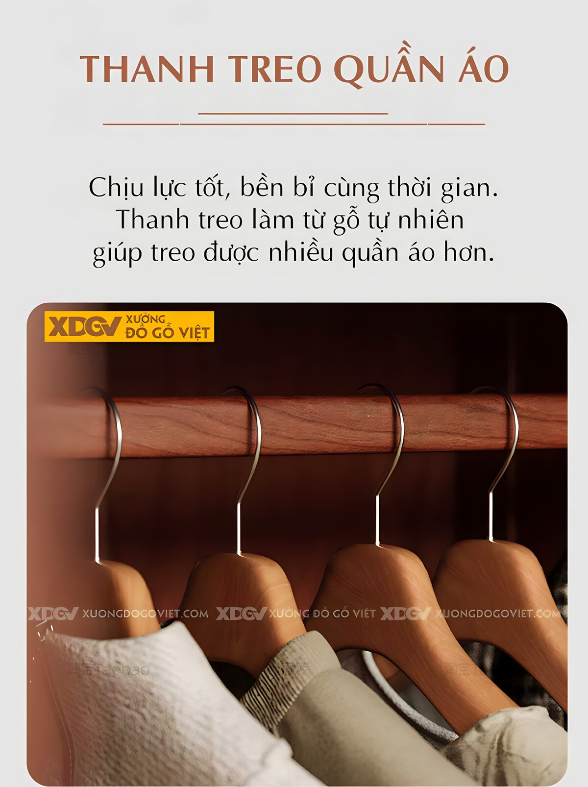 Tủ Áo Xoan Đào 4 Cánh Khung Pano Âm Kính Trắng Tay Kim Loại