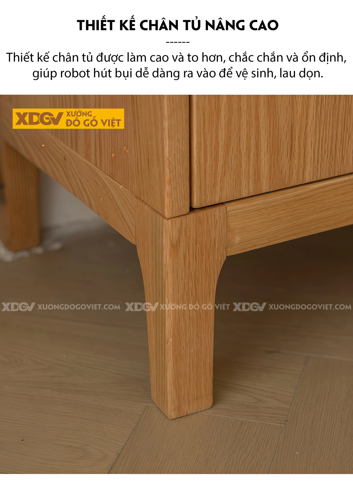 Tủ Để Chén Bát Phòng Bếp Cánh Lùa Phối Kính Sọc Kèm Ngăn Kéo