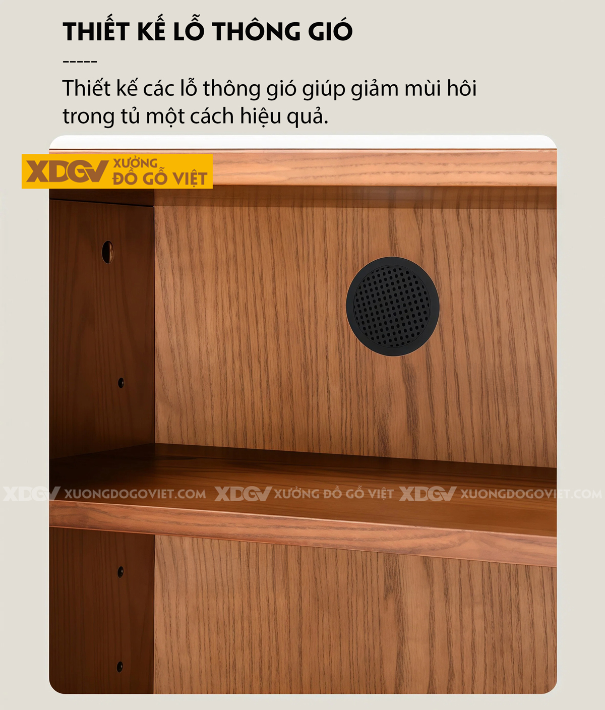 Tủ Để Giày Gỗ Sồi Tối Giản Chân Tủ Thấp Góc Bo Cong Mềm Mại