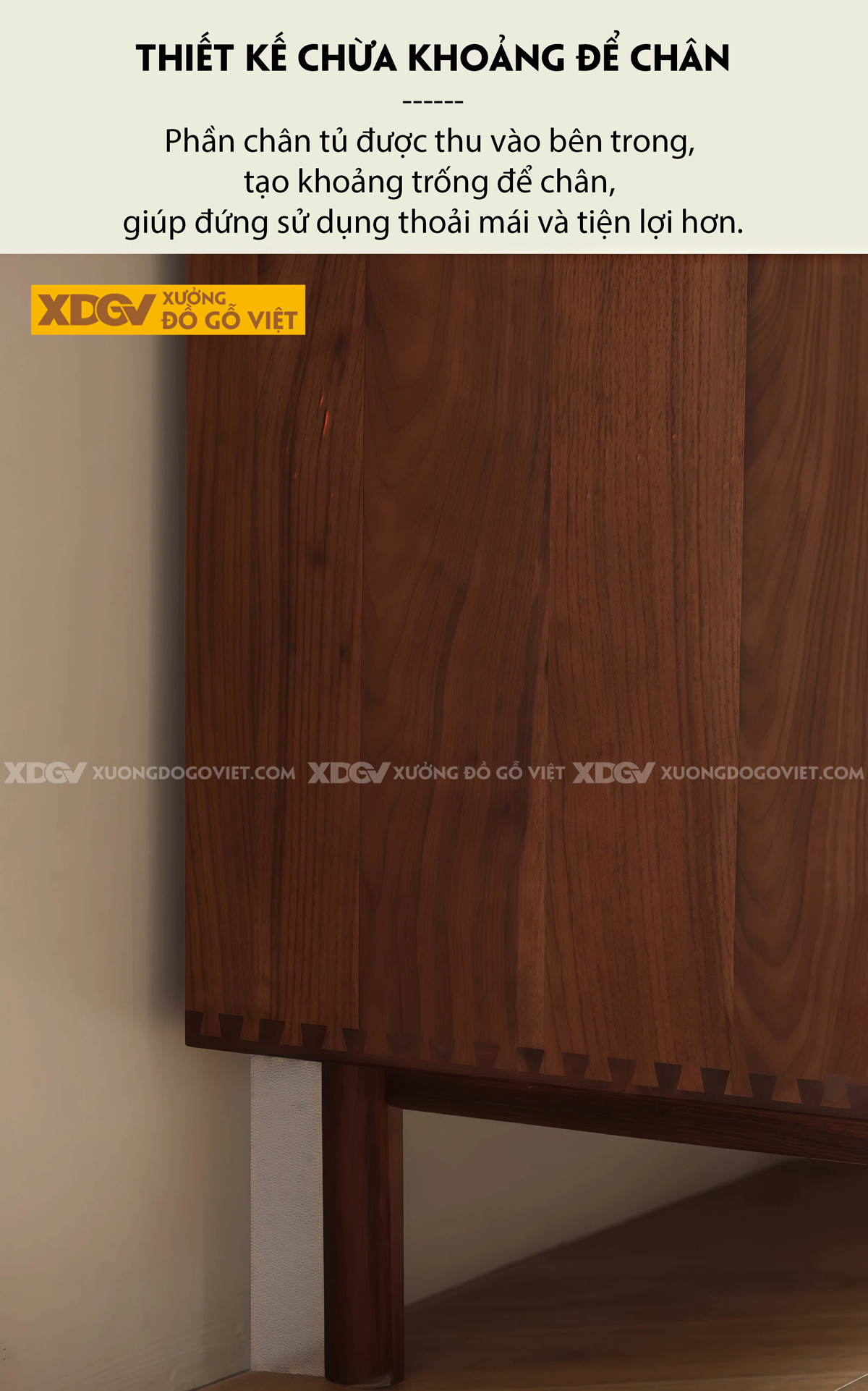 Tủ Đựng Chén Bát Gỗ Veneer Sồi Phối Cánh Pano Kèm Kính Mờ