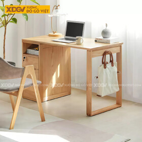 Bàn Làm Việc Sồi Mỹ Tích Hợp Hộc Kéo Đa Năng Tiện Lợi