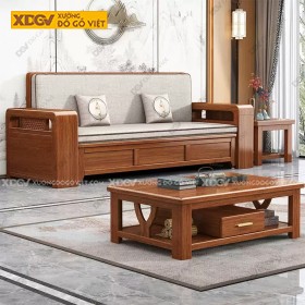 Ghế Giường Gỗ Gõ Đỏ X7559