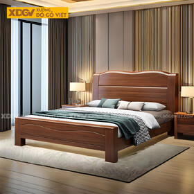 Giường Lim Phòng Ngủ Hiện Đại Kẻ Chỉ Đầu Uốn Lượn Mềm Mại