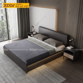 Giường Ngủ Gỗ MDF Công Nghiệp X1404