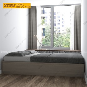 Giường Ngủ Gỗ MDF Công Nghiệp X2185