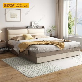 Giường Ngủ Gỗ MDF Công Nghiệp X4406