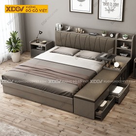 Giường Ngủ Gỗ MDF Công Nghiệp X4420