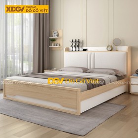 Giường Ngủ Gỗ MDF Công Nghiệp X4773