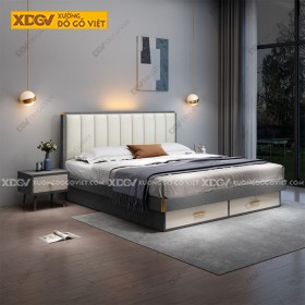 Giường Ngủ Gỗ MDF Công Nghiệp X6661