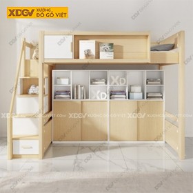Giường Tầng Gỗ MDF Công Nghiệp X3854