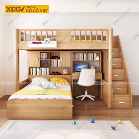 Giường Tầng Gỗ Sồi X7603