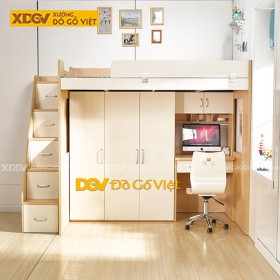 Giường Trẻ Em Gỗ Công Nghiệp X4521