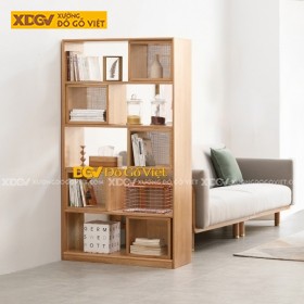 Kệ Sách Gỗ Tự Nhiên X1914