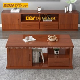 Kệ Tivi Phòng Khách Gỗ Xoan Đào Tự Nhiên Bền Bỉ