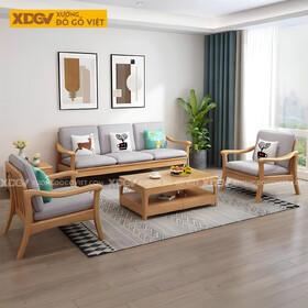 Mẫu Ghế Sofa Cao Su Hiện Đại Khung Gỗ Uốn Lượn Độc Đáo