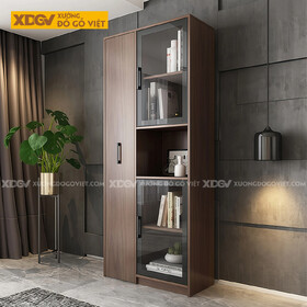Mẫu Tủ Sách Hiện Đại MDF Thiết Kế Kệ Ẩn Đóng Mở Thông...