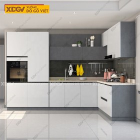 Tủ Bếp Gỗ MDF Công Nghiệp X5105
