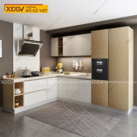 Tủ Bếp Gỗ MDF Công Nghiệp X5108