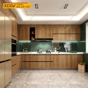 Tủ Bếp Gỗ MDF Công Nghiệp X5109