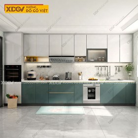 Tủ Bếp Gỗ MDF Công Nghiệp X5145