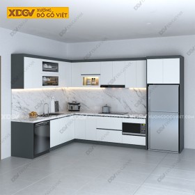 Tủ Bếp Gỗ MDF Công Nghiệp X6803