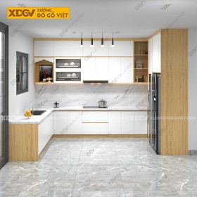 Tủ Bếp Gỗ MDF Công Nghiệp X6804