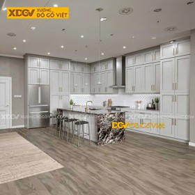 Tủ Bếp Gỗ Veneer Sồi X5261