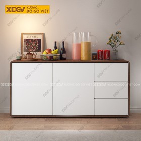 Tủ Chén Bát Gỗ Sồi X7497