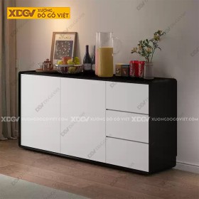 Tủ Chén Bát Gỗ Sồi X7499