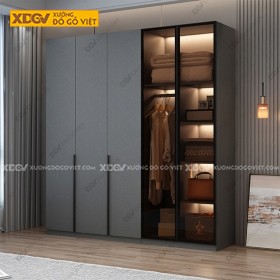 Tủ Quần Áo Gỗ MDF Công Nghiệp X5723