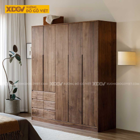 Tủ Quần Áo Gỗ Óc Chó X146