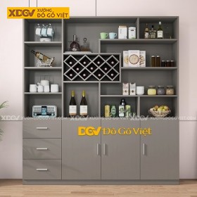 Tủ Gỗ MDF Đựng Rượu Có Kệ Chứa Rượu Vang