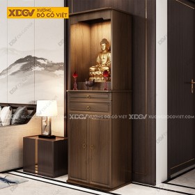 Tủ Thờ Gỗ Sồi X2807