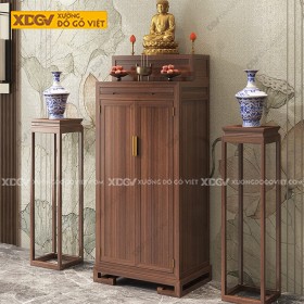 Tủ Thờ Gỗ Sồi X2814