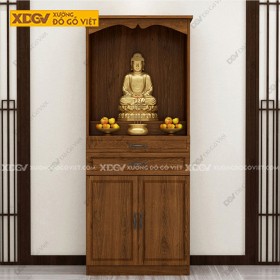 Tủ Thờ Gỗ Sồi X4529